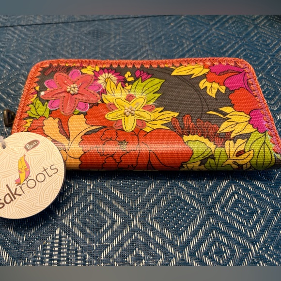Sakroots Colorful Floral Wallet - Picture 1 of 9